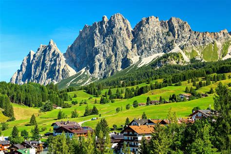 cortina d'ampezzo in italy.